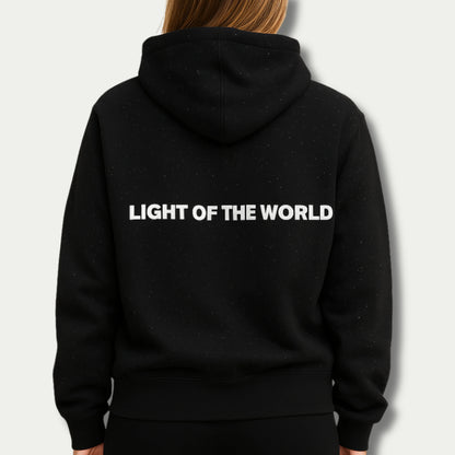 "Jesus is The Light" Rhinestone Hoodie